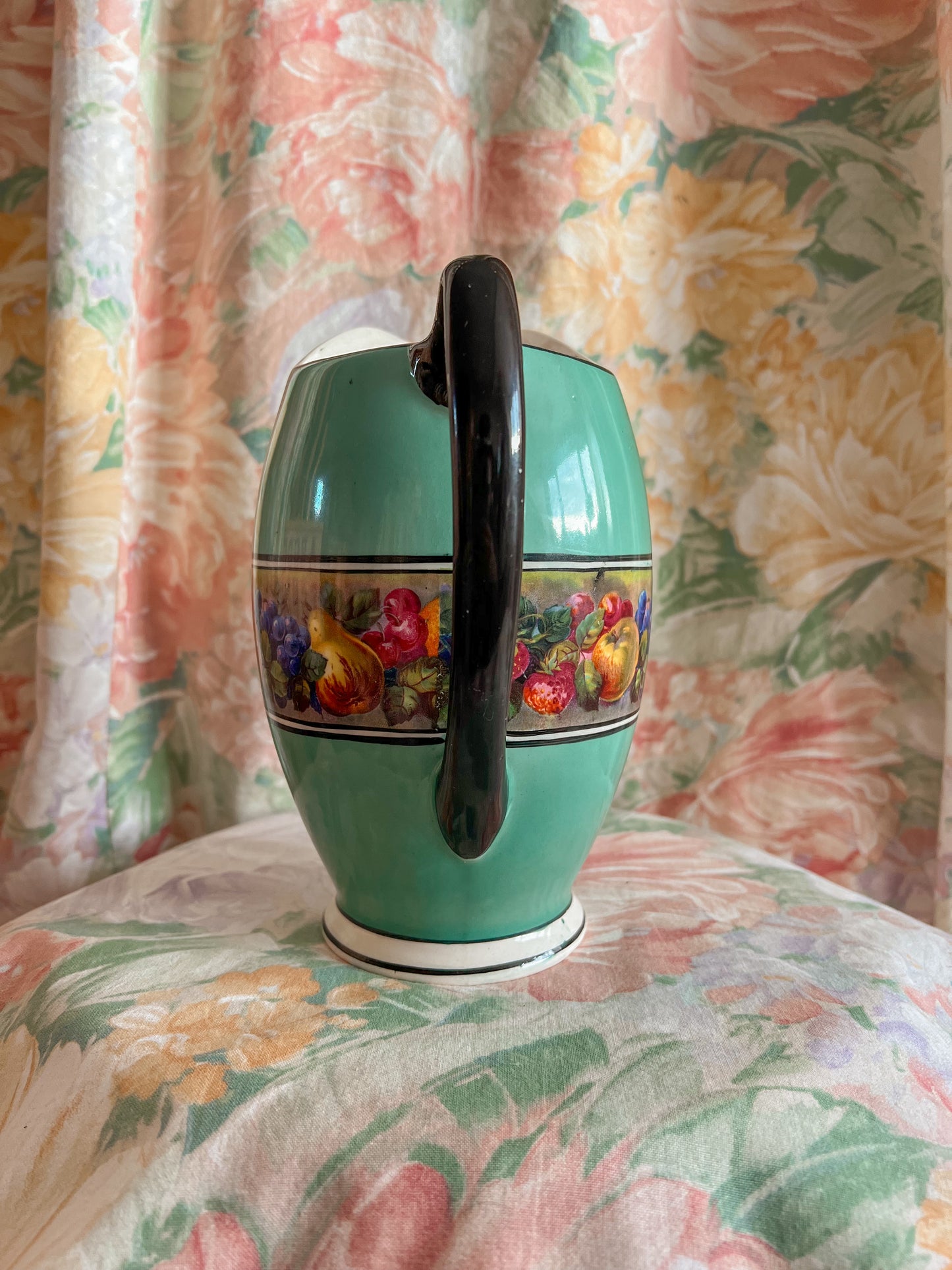 Vintage ceramic pitcher vase.