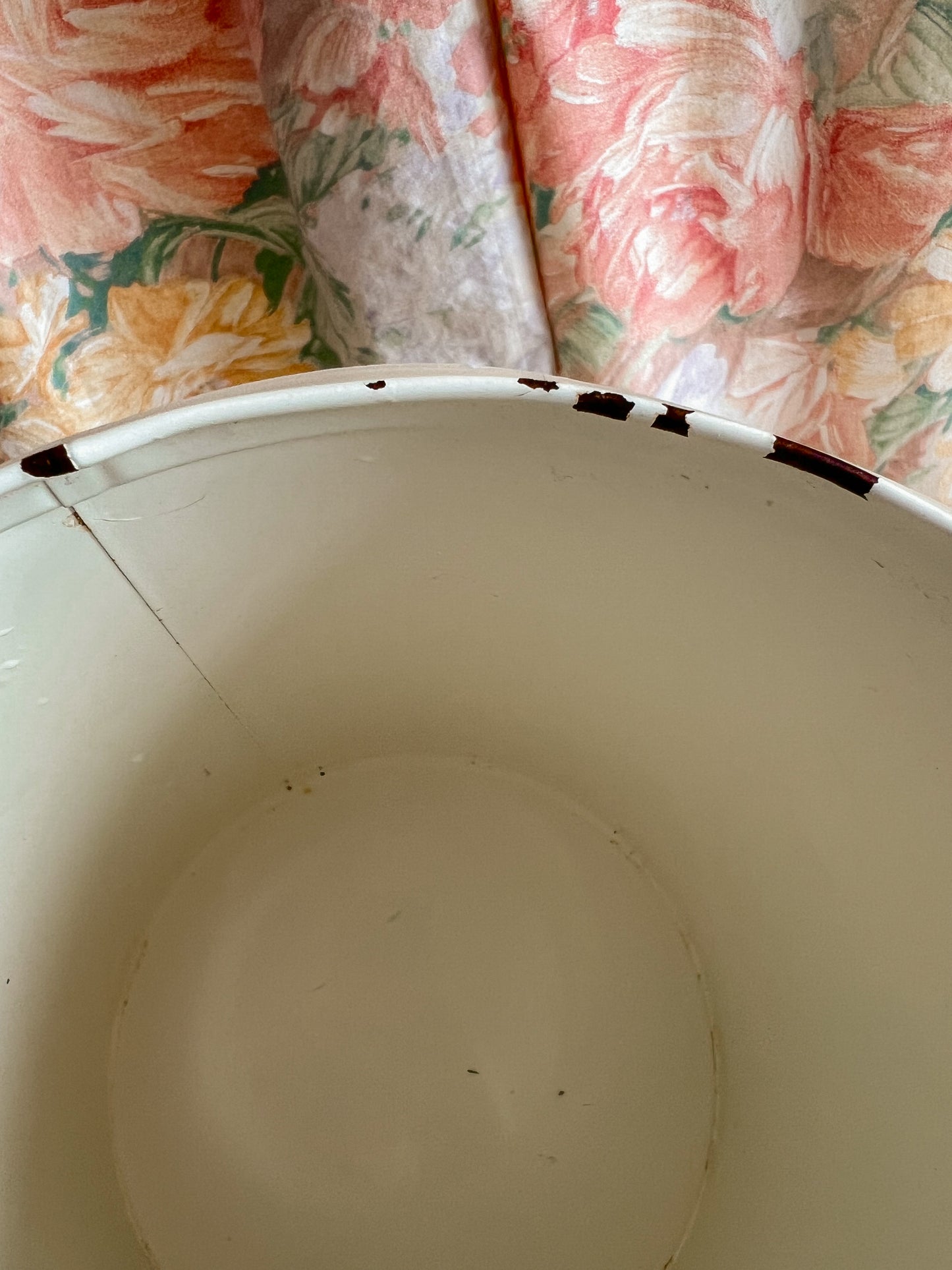 Vintage Laura Ashley floral bread bin.
