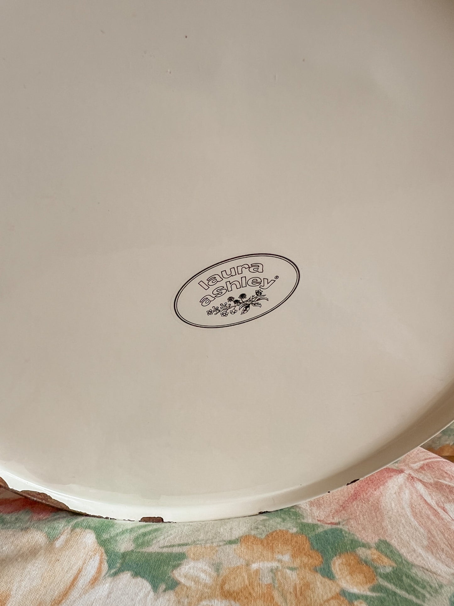 Vintage Laura Ashley floral bread bin.
