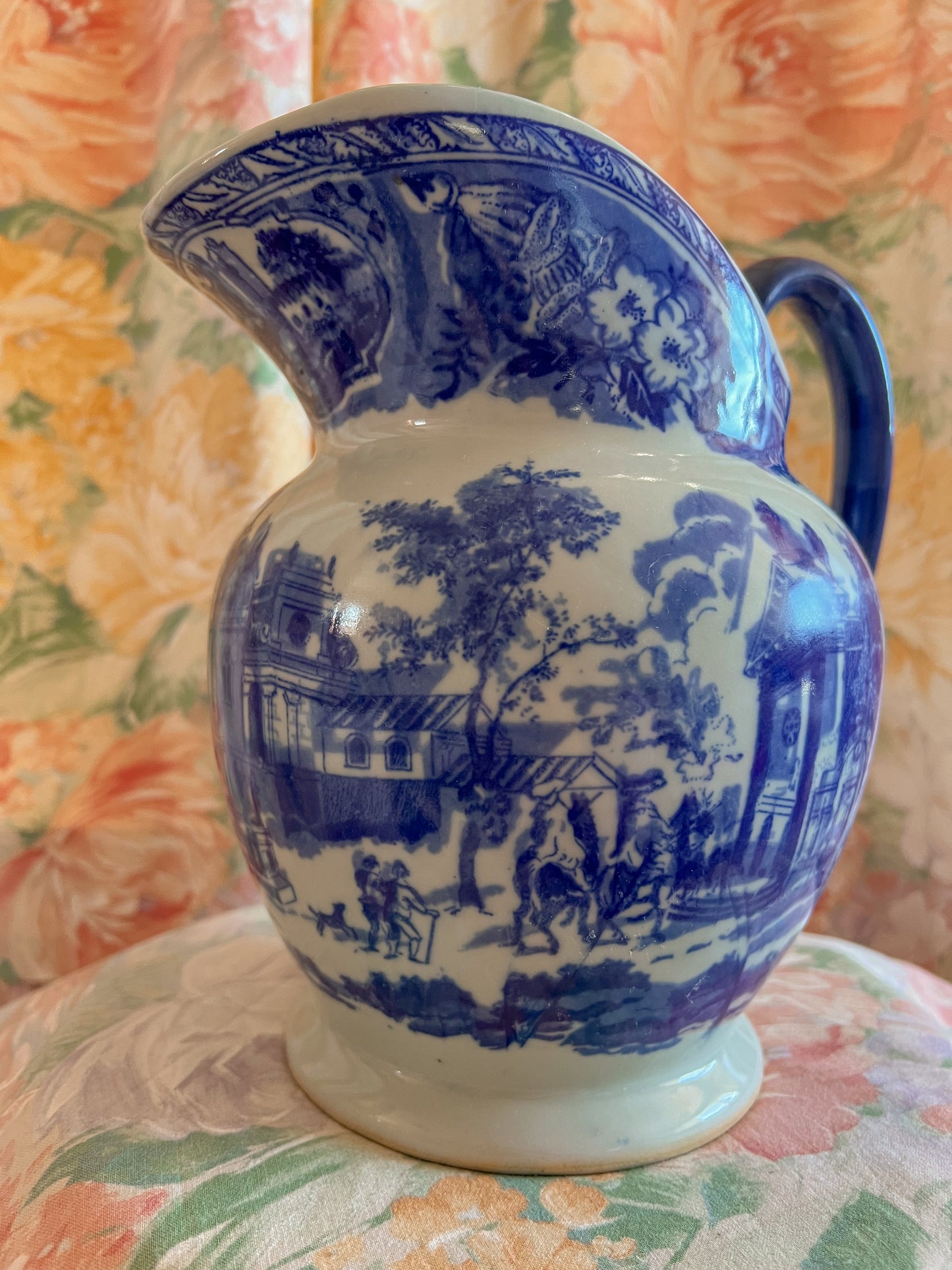 Antique Victoria Ware Ironstone pitcher jug.