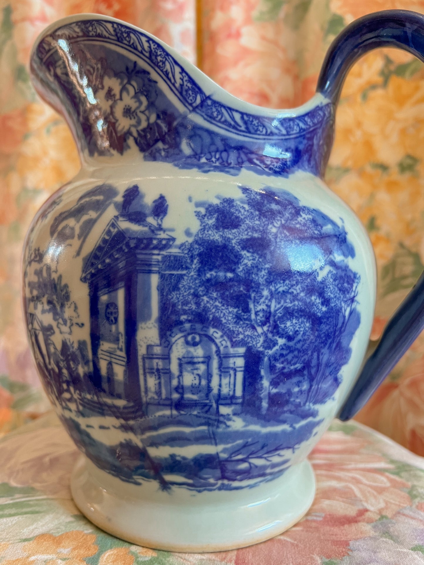 Antique Victoria Ware Ironstone pitcher jug.