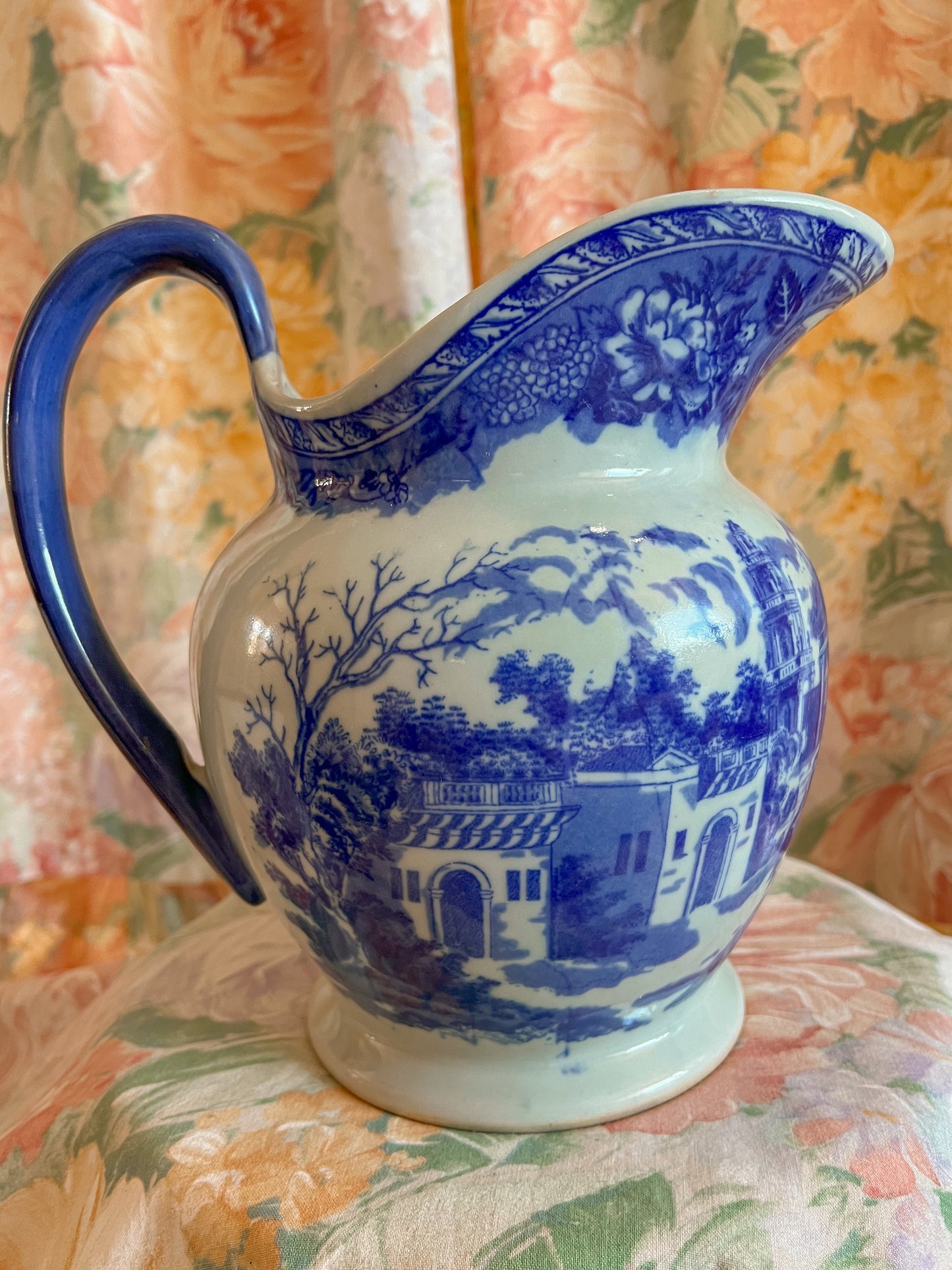 Antique Victoria Ware Ironstone pitcher jug.