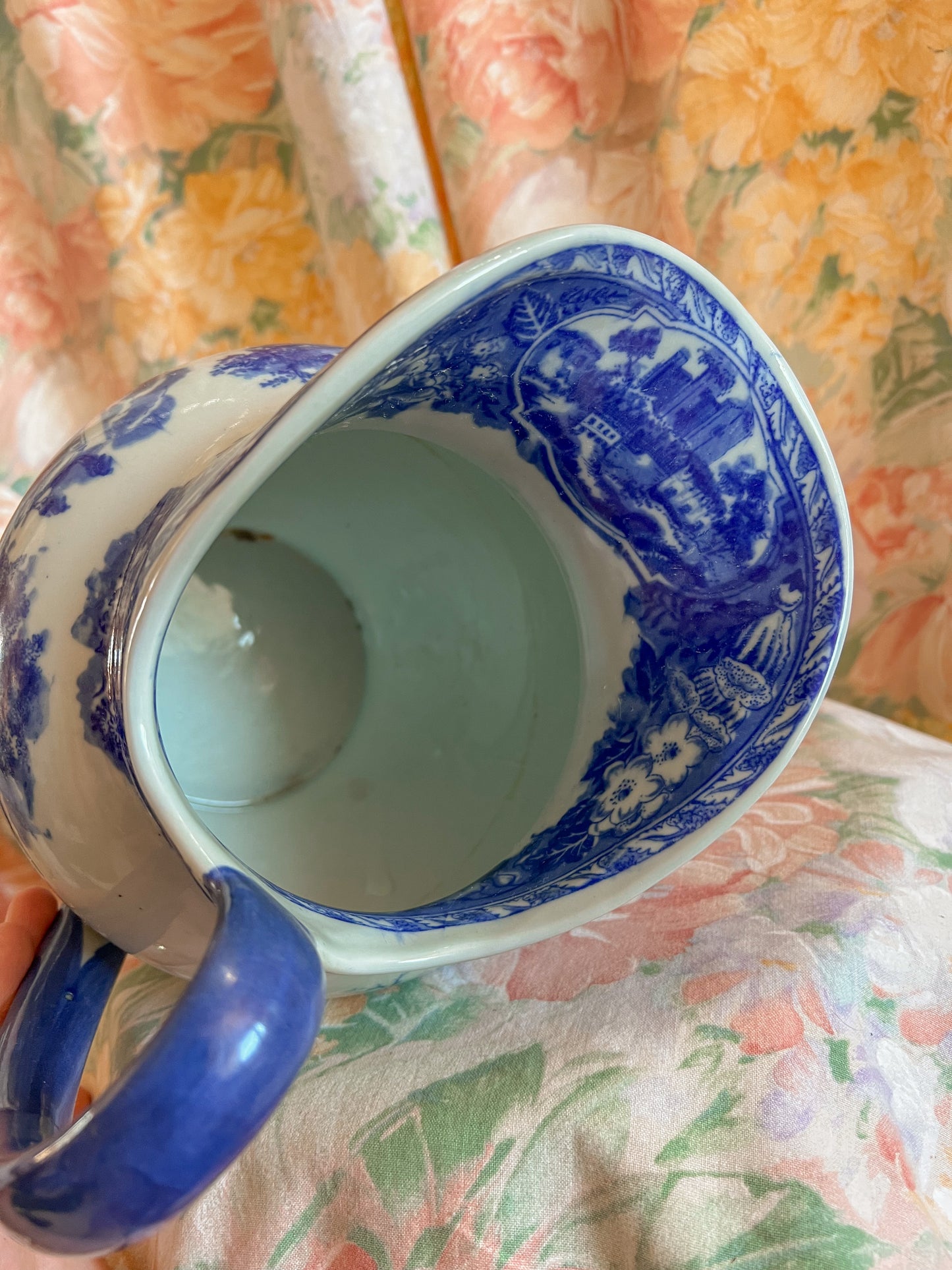 Antique Victoria Ware Ironstone pitcher jug.