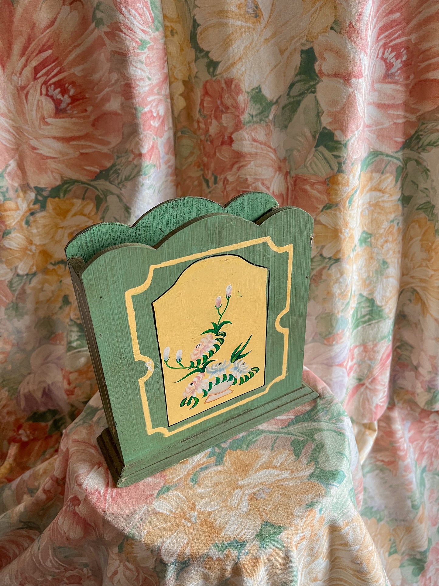 Vintage wall hanging letter box.