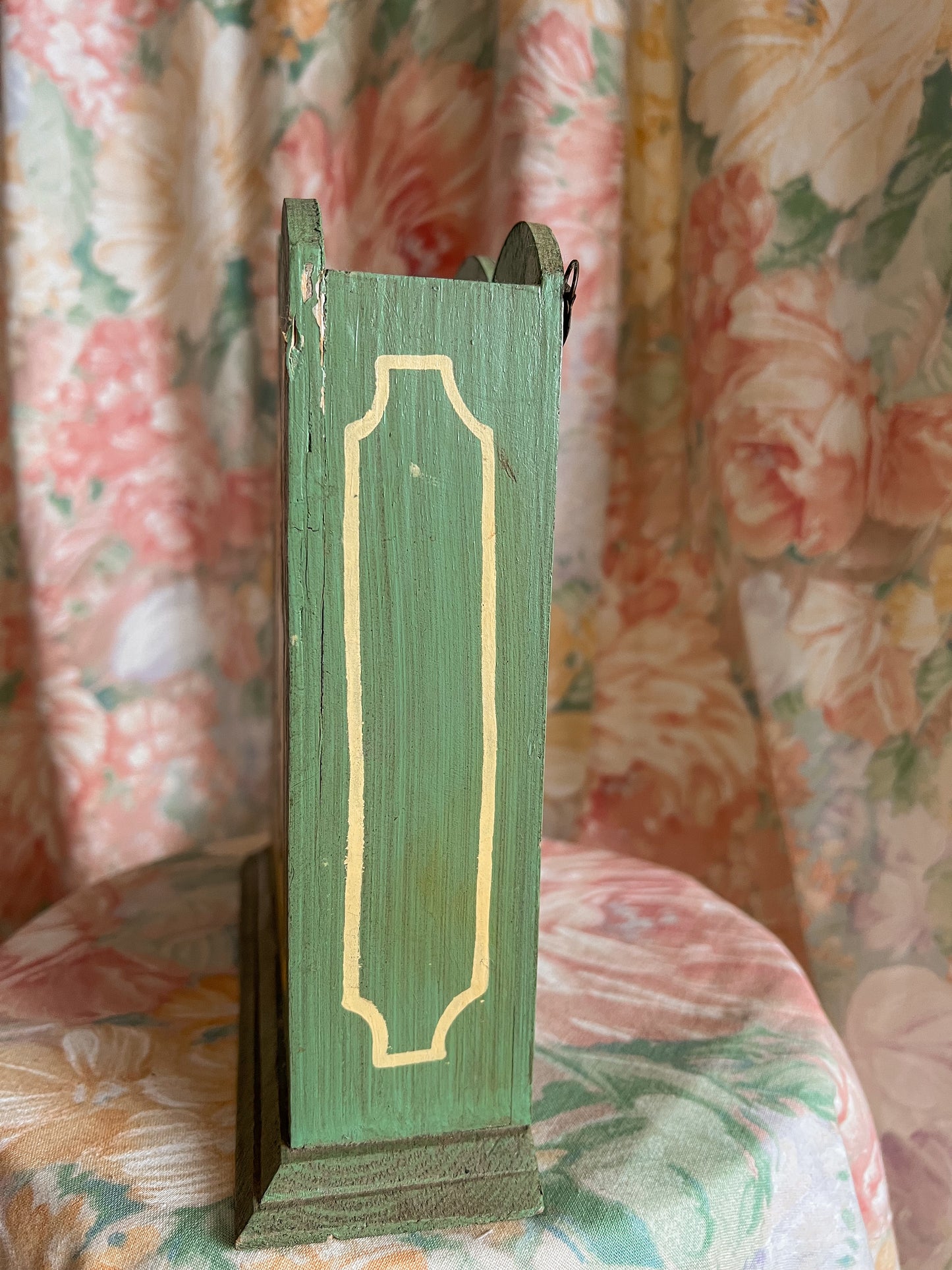 Vintage wall hanging letter box.